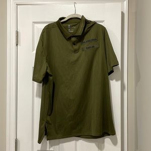 Philadelphia Eagles NFL Dri-Fit Olive Polo